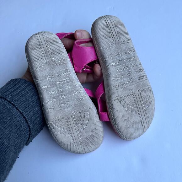 Kenneth Cole Pink Gladiator Sandals Girls Size 12 - Picture 5 of 5